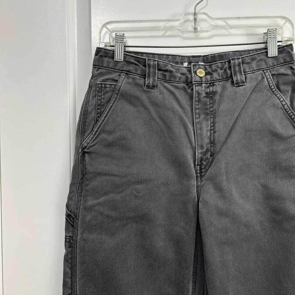 TNA Aritzia Greenwich Carpenter Pants – Faded Black, Size 4 - photo 2