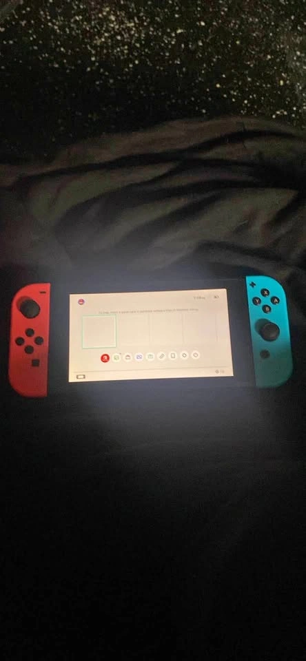 Nintendo Switch + Red/Blue Joy-Cons — $120 or TRADE