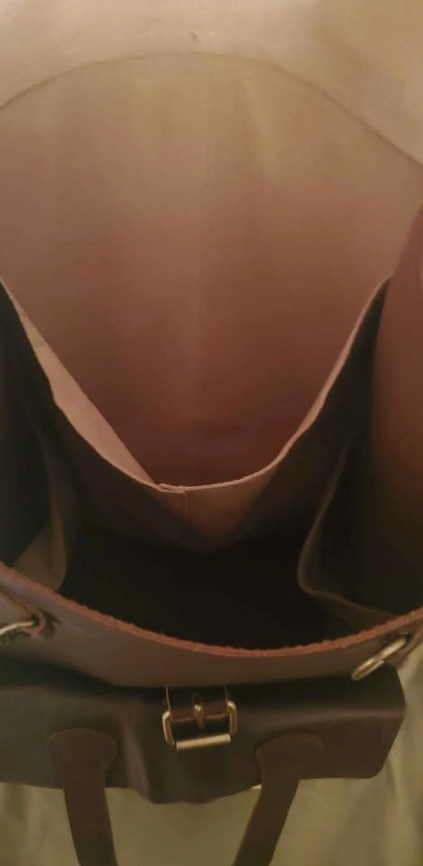 Saddle leather goods backpack - photo 3