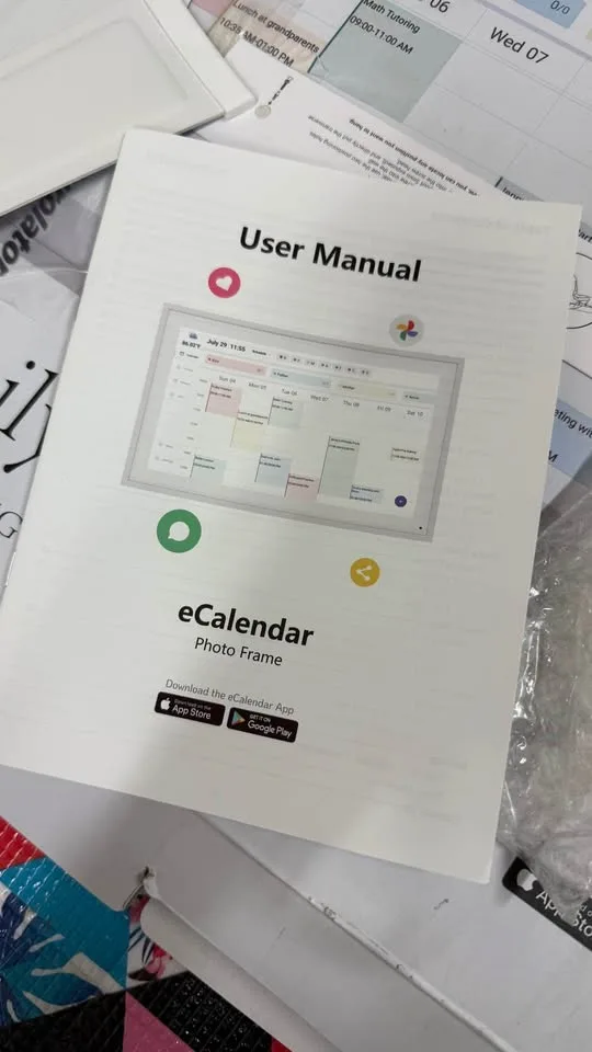 BOCT 21.5” Digital Family Calendar & Chore Chart image indicator(5)