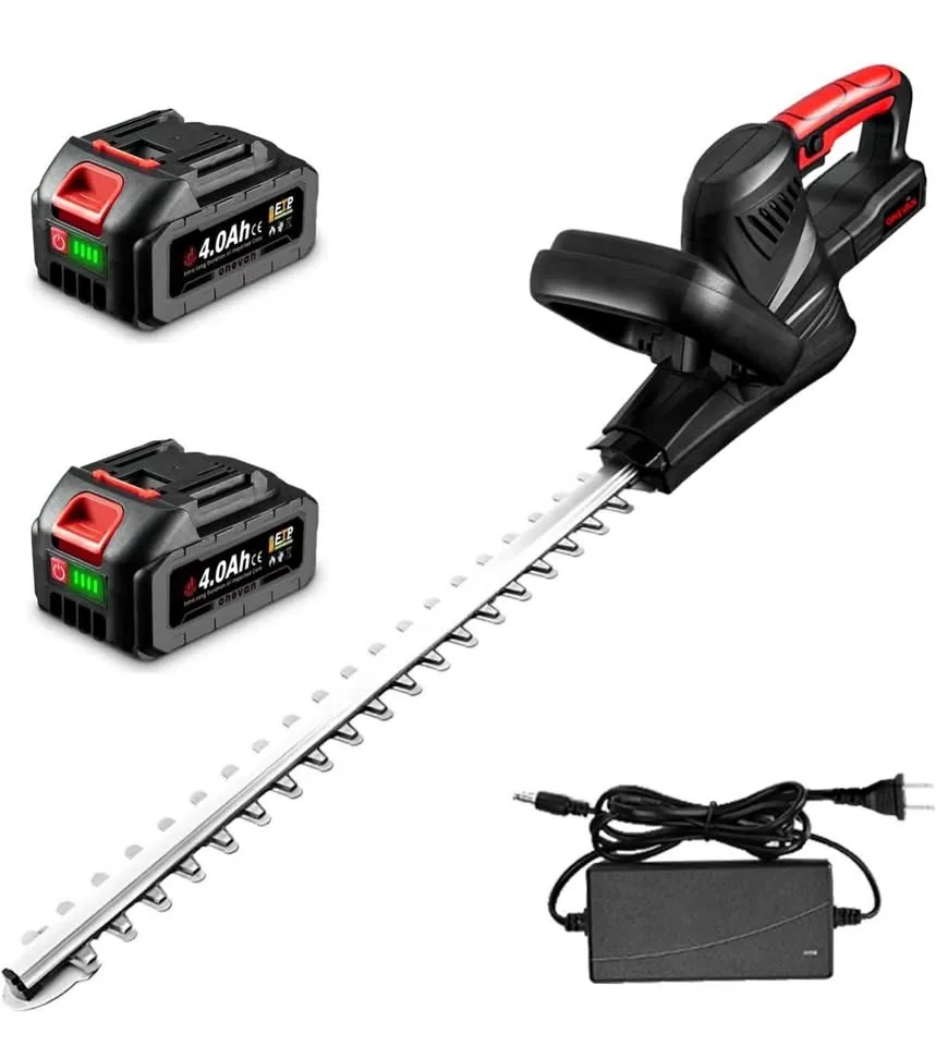 Cordless Hedge Trimmer – 2 x 20V 4.0Ah Batteries – Brand New thumbnail
