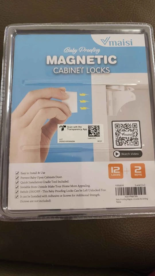 Baby Proofing Magnetic Cabinet Locks