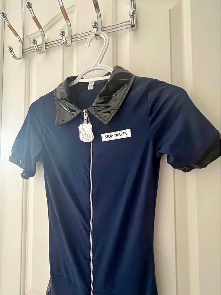 Women’s Cop Jumpsuit Halloween Costume