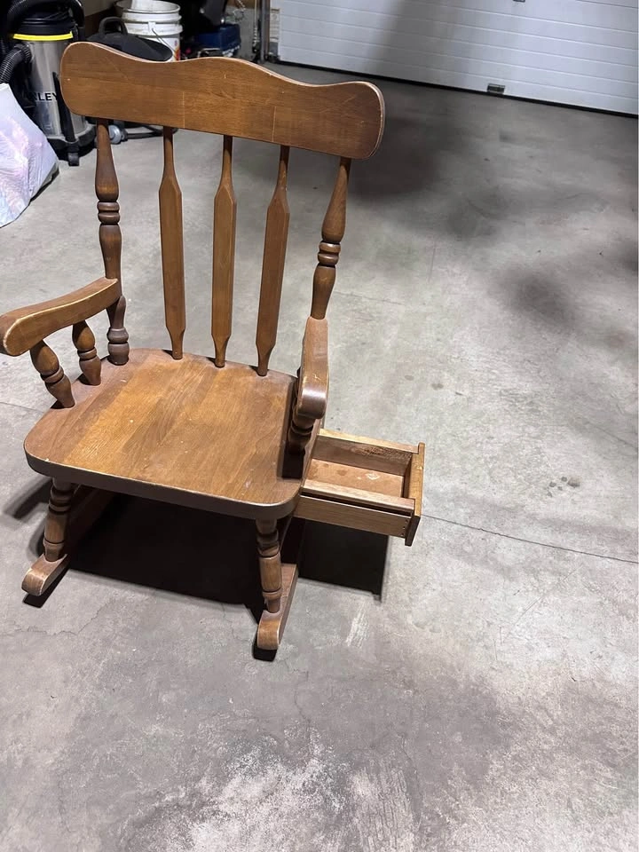 Child’s Rocking Chair with drawer - photo 2