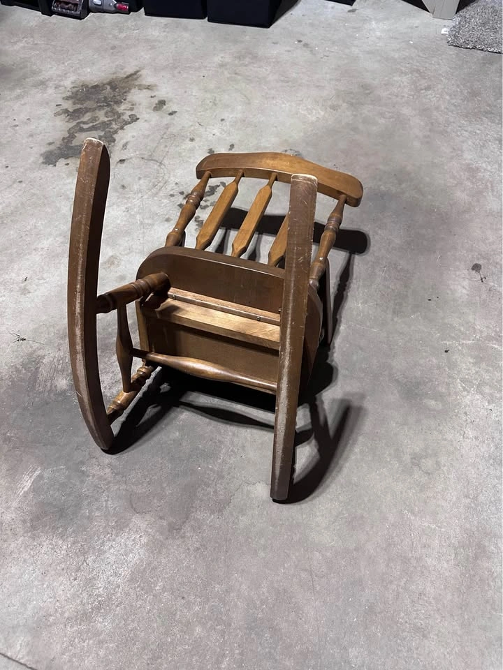 Child’s Rocking Chair with drawer - photo 3