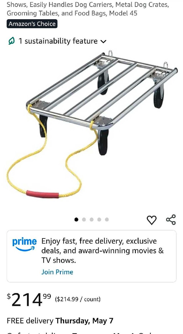 Dog Crate Dolly (41"L x 24"W) - photo 4