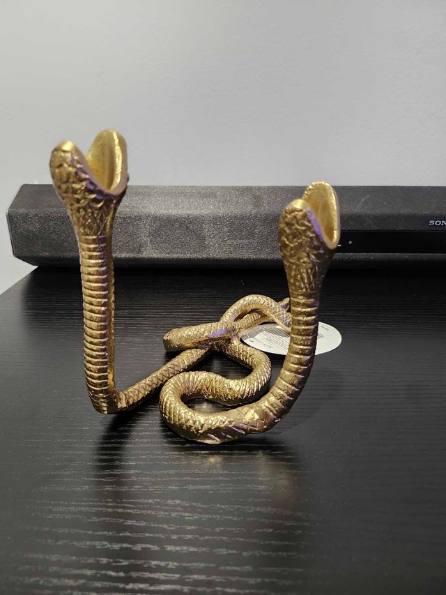 The Threshold Double Headed Snake Taper Candle Holders - photo 3