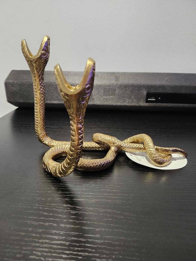 The Threshold Double Headed Snake Taper Candle Holders - photo 4