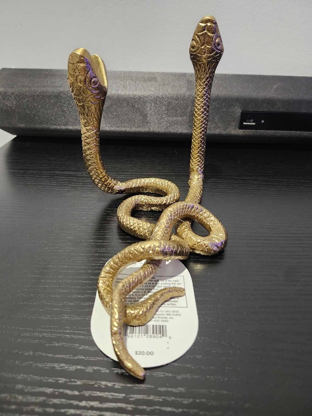 The Threshold Double Headed Snake Taper Candle Holders - photo 5