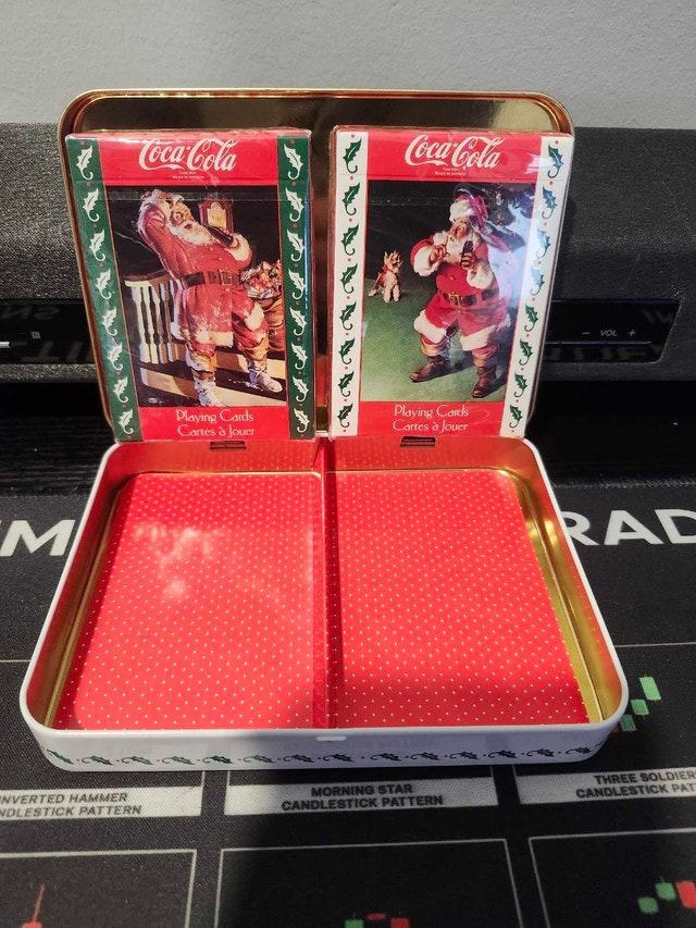 Vintage Coca-Cola Santa Claus playing card set - photo 2