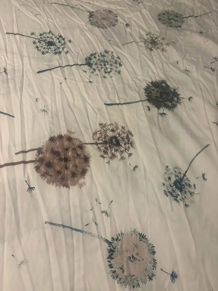 Floral duvet cover size king with duvet insert image indicator(2)