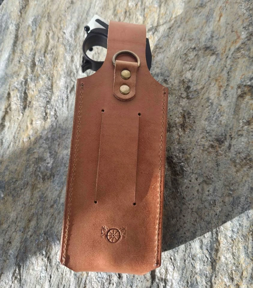 New Handmade Leather Bear Spray Holster - photo 2