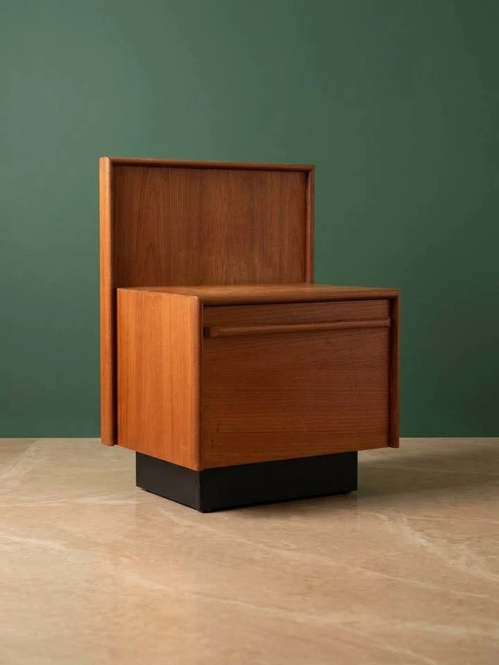 Vintage 1960’s Mid-Century Modern Teak Nightstand- Side Table - photo 2