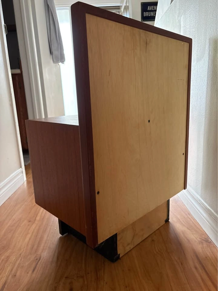 Vintage 1960’s Mid-Century Modern Teak Nightstand- Side Table - photo 4