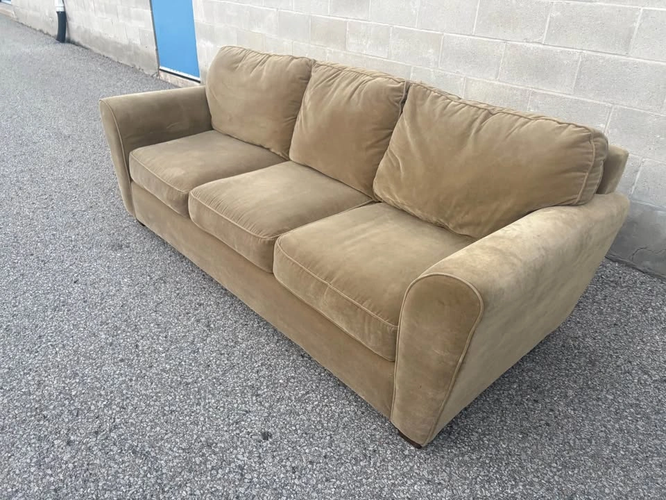 Beige 3 Seater Sofa - Delivery Available - photo 3