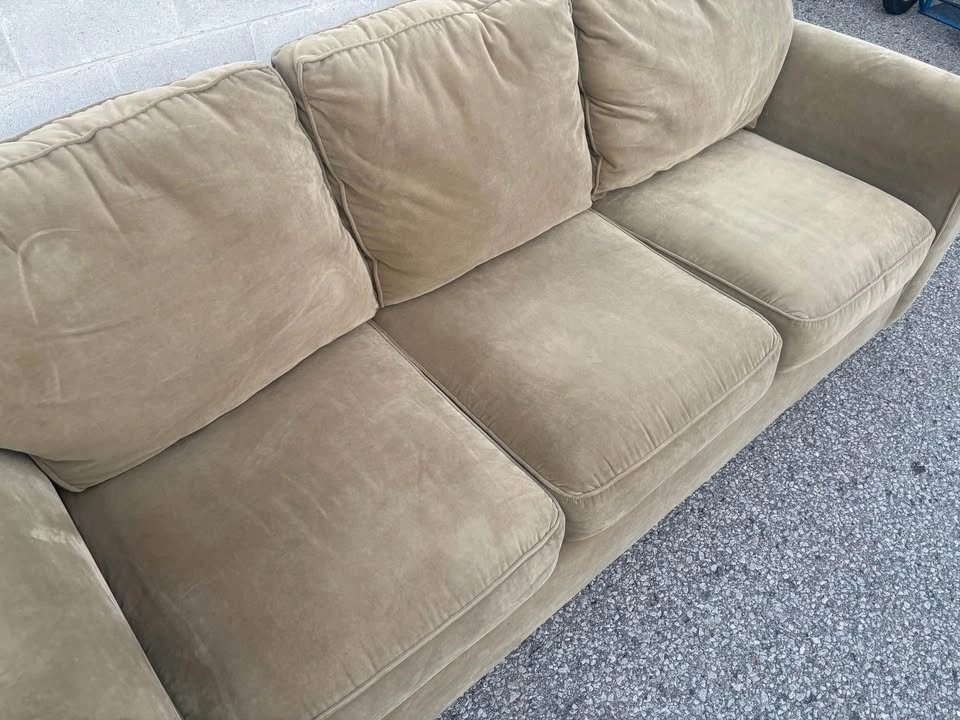 Beige 3 Seater Sofa - Delivery Available - photo 5