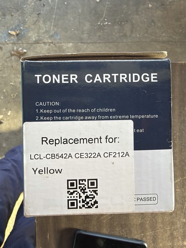 LCL Compatible Yellow Laser Toner Cartridge for HP CB542A CE322A - photo 2
