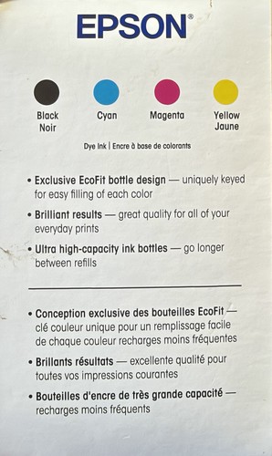 Epson 522 EcoTank EcoFit Ink Bottle Combo BK/C/M/Y - photo 2