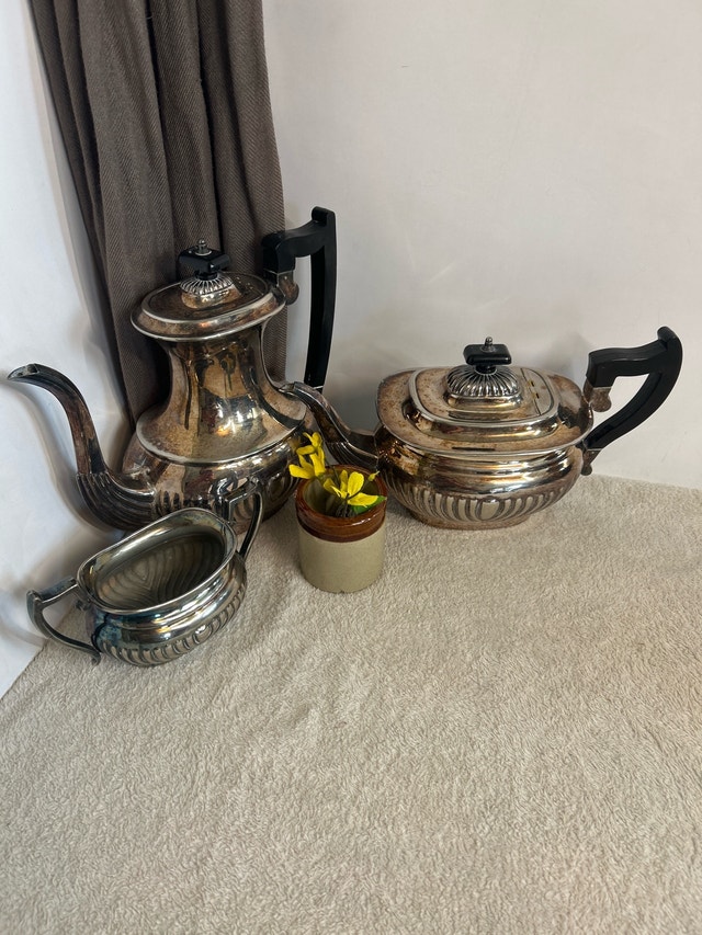 MCM Leonard Silverplate Trio