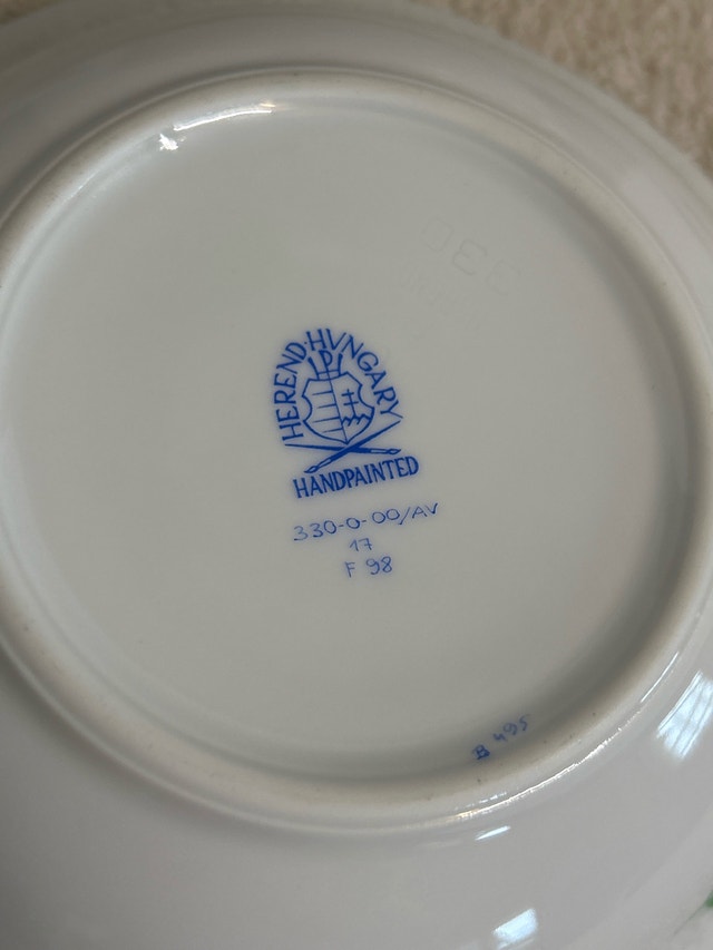 Herend Handpainted Porcelain Bowl Collection - photo 3
