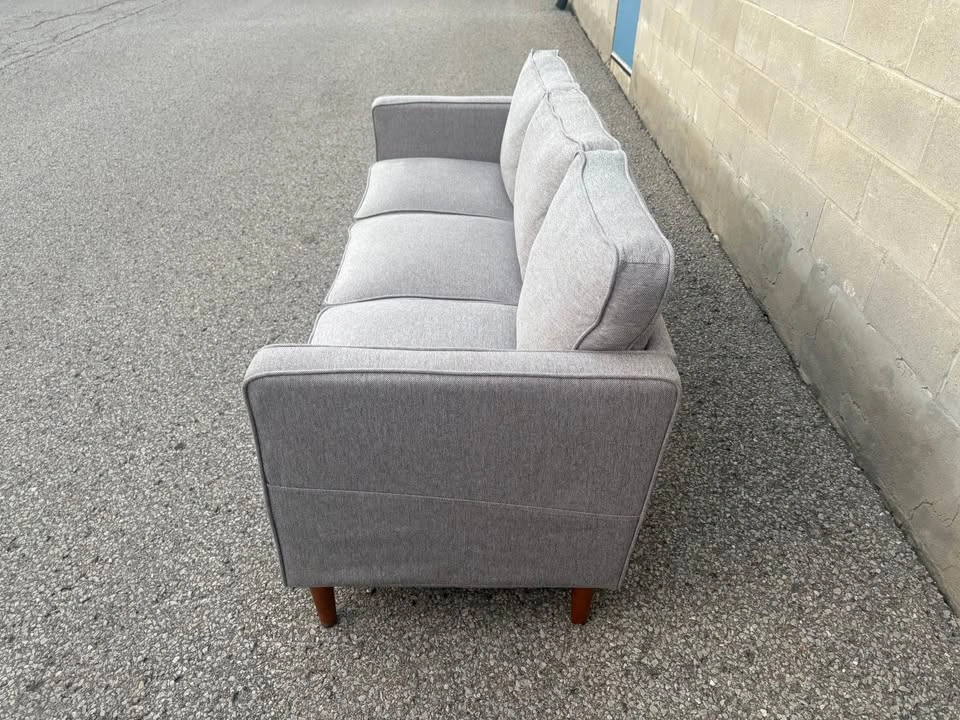 Light Grey 3 Seater Couch - Delivery Available - photo 4