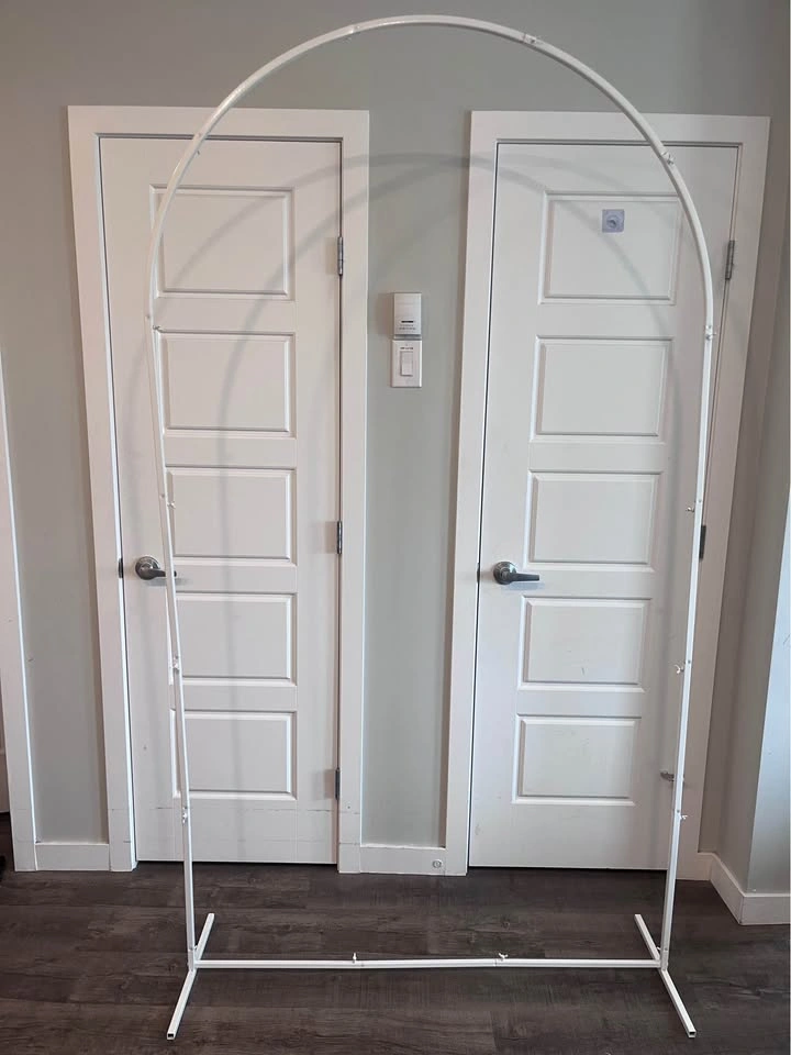 Wedding White Round Wedding / Event Arch – $45 - photo 2