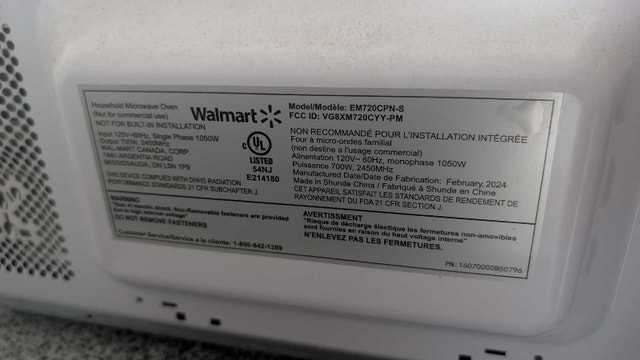 Hamilton Beach Microwave