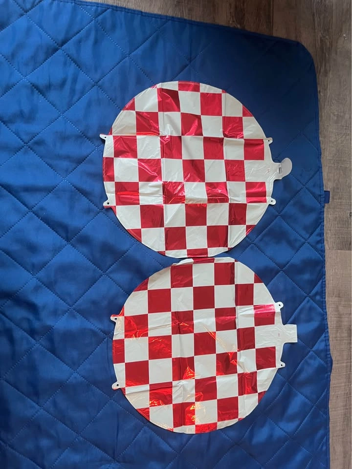 RACE Theme Party Decoration Set – Red, Black & Checkered - photo 2