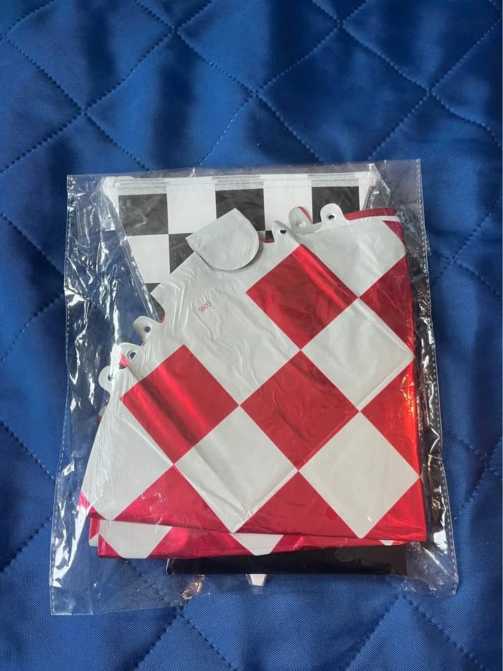 RACE Theme Party Decoration Set – Red, Black & Checkered - photo 4