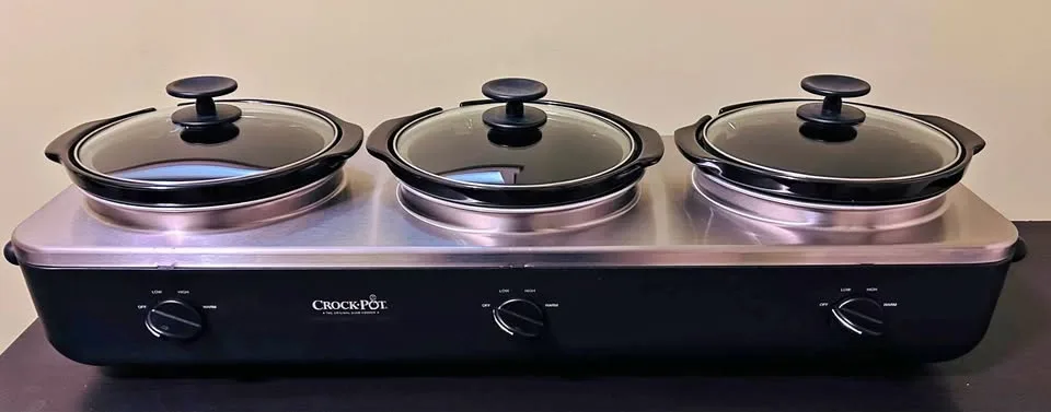 Crock-Pot Trio Slow-Cooker Server
