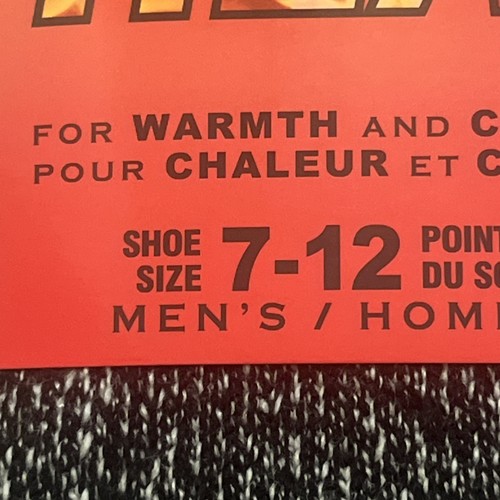 Polar Paws Mens 7-12 Heat Socks Warm Winter Work Casual - photo 4