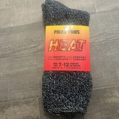 Polar Paws Mens 7-12 Heat Socks Warm Winter Work Casual - photo 5