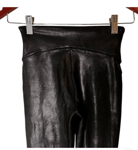 Spanx Black Faux Leather Leggings - XS/S - photo 5