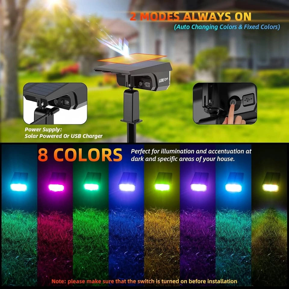 Solar Halloween Lights Outdoor Halloween Decorations 2 Pack - photo 2
