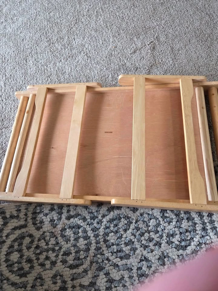 Wooden Folding Bed Tray - photo 2