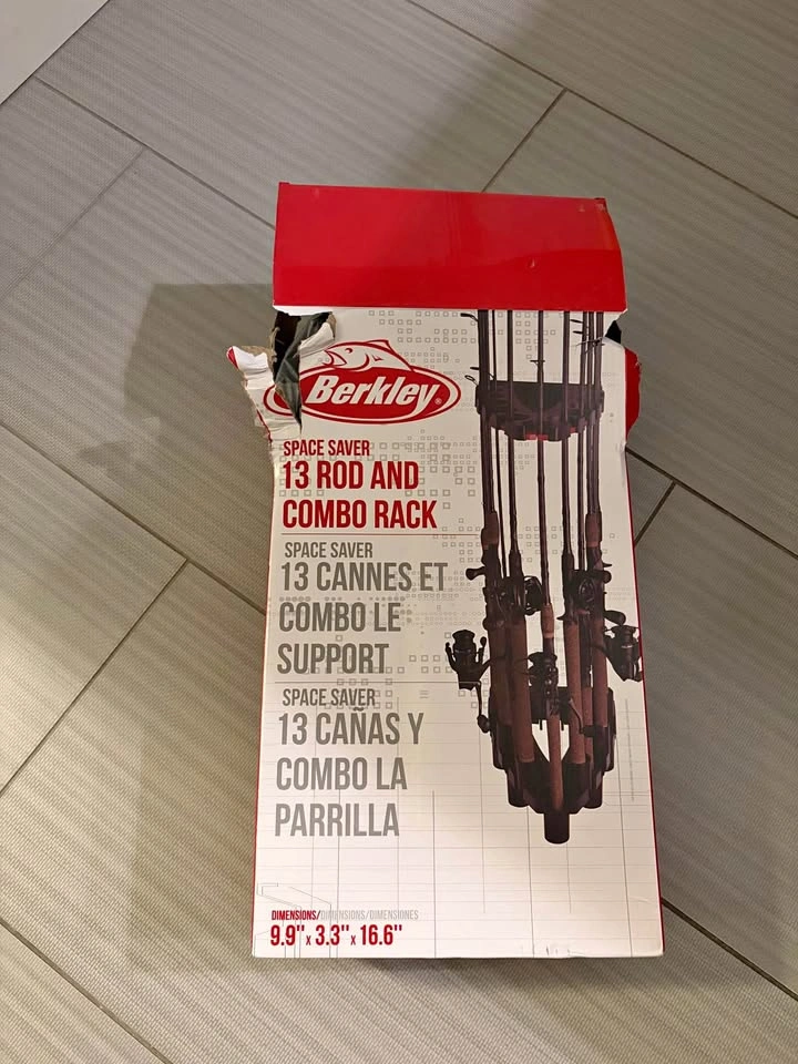 Berkley Space Saver 13 Rod & Reel Combo Rack