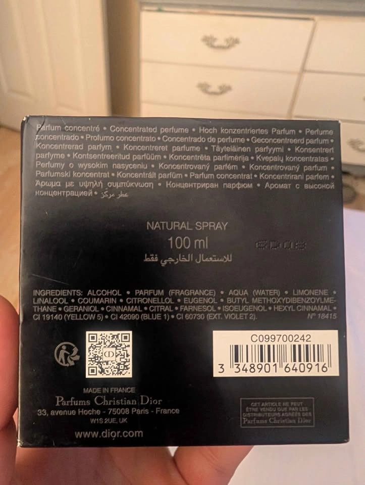 Authentic Dior Sauvage Elixir (3.4 oz / 100 ml) - photo 3