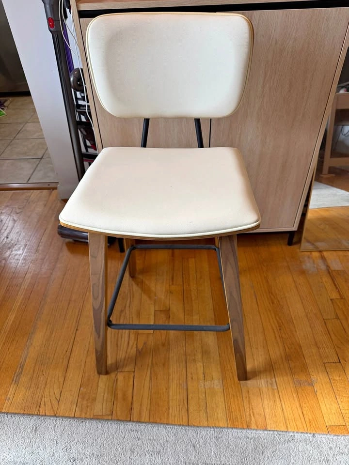 Leather Counter Stool 26”
