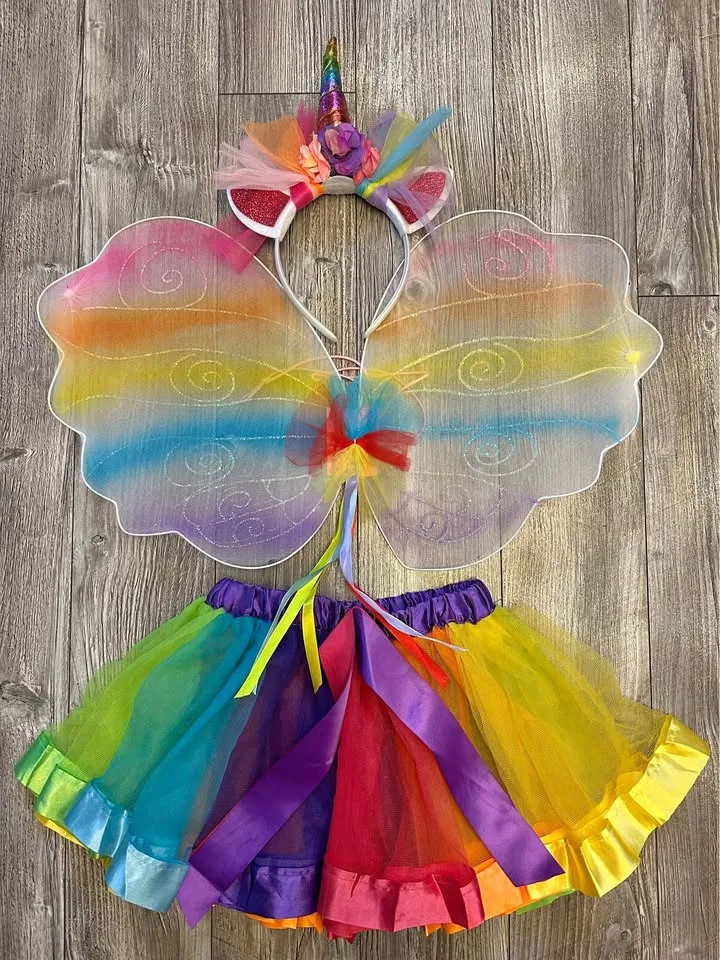 RAINBOW UNICORN FAIRY COSTUME thumbnail