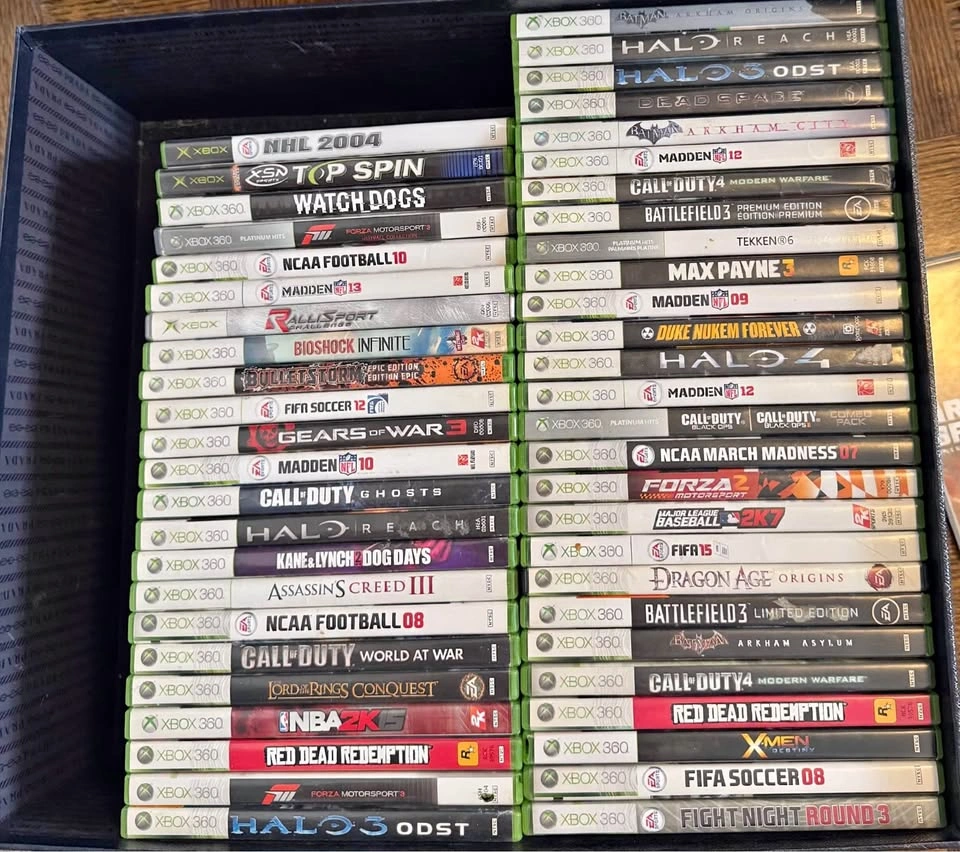 Xbox 360 & Original Xbox Games – 50 Games Available
