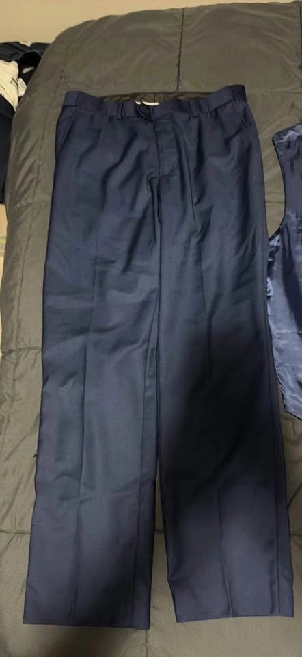 Three Piece Suit Navy Mens size XS - photo 2