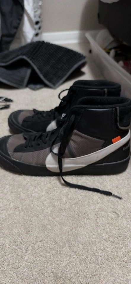 Nike OFFWHITE trailblazers size 11.5 - photo 2