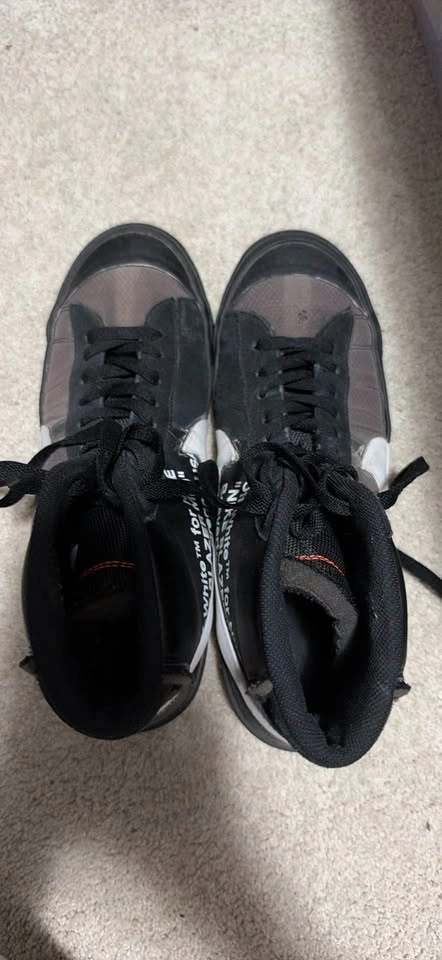 Nike OFFWHITE trailblazers size 11.5 - photo 4