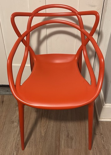 Kartell Masters Arm Chair by Philippe Starck - Russet Orange