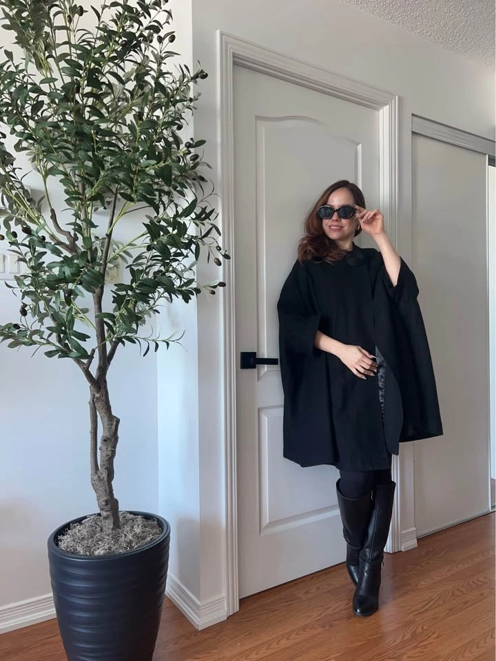 Black poncho