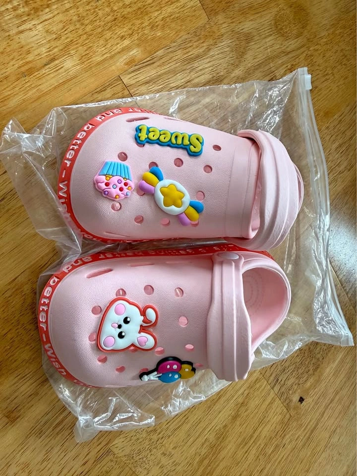 Toddler Girls Pink Clog Sandals - Size 9 / EU 26