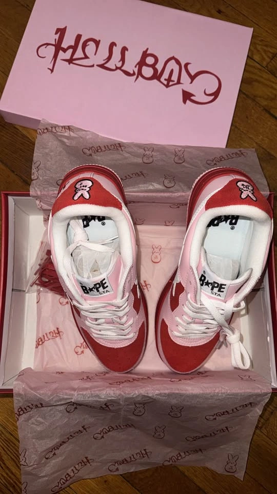 BAPE Bapesta Lil Peep Hellboy Sneakers - photo 4