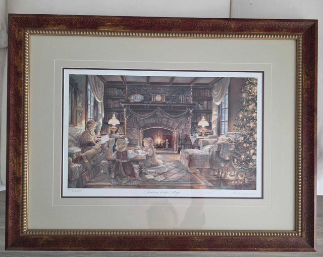 Trisha Romance Christmas at the Cottage Limited Edition Print - photo 2
