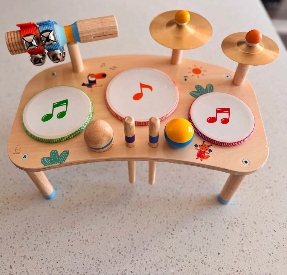 Wooden Musical Activity Center – Kids’ Instruments