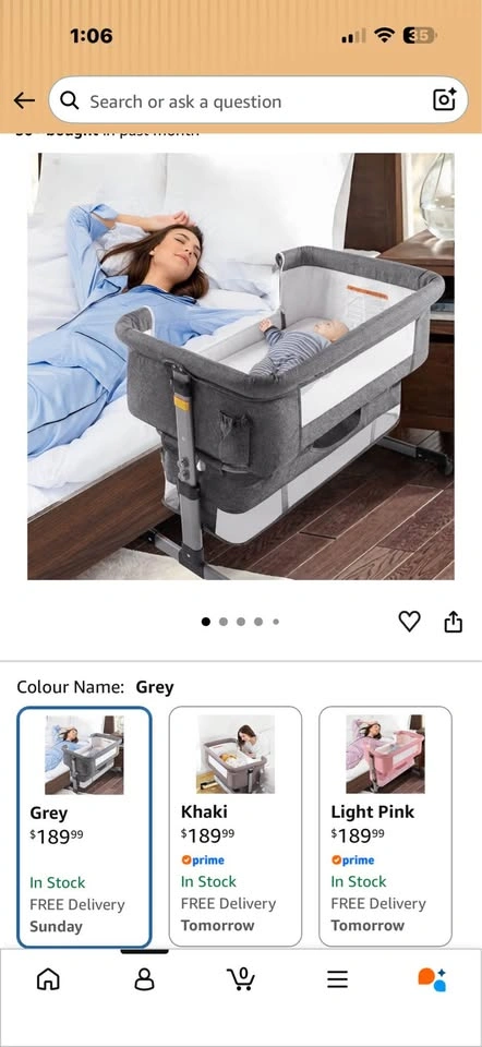 Bedside rocking bassinet - photo 3